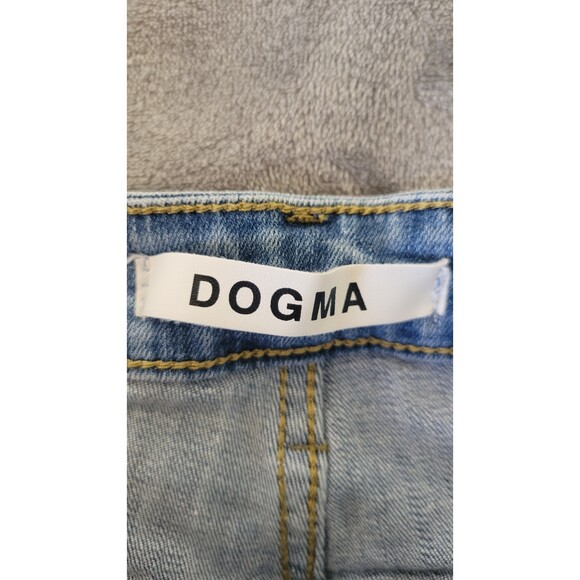 Dogma Light Wash Light Distressed Skinny Jeans - Picture 3 of 4